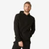 Sudadera Chaqueta Fitness Con Capucha Hombre Domyos 100 Negro -Equipo De Fitness sudadera chaqueta fitness con capucha hombre domyos 100 negro