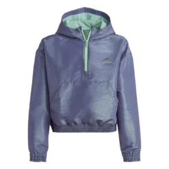 ADIDAS Sudadera Con Capucha Dance Loose Fit Woven Half-Zip -Equipo De Fitness sudadera con capucha dance loose fit woven half zip 2