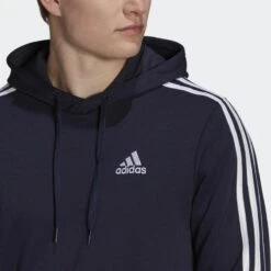 ADIDAS Sudadera Con Capucha Essentials 3 Bandas -Equipo De Fitness sudadera con capucha essentials 3 bandas 4