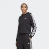 ADIDAS Sudadera Con Capucha Essentials French Terry Crop 3 Bandas 1 ADIDAS Sudadera Con Capucha Essentials French Terry Crop 3 Bandas -Equipo De Fitness sudadera con capucha essentials french terry crop 3 bandas