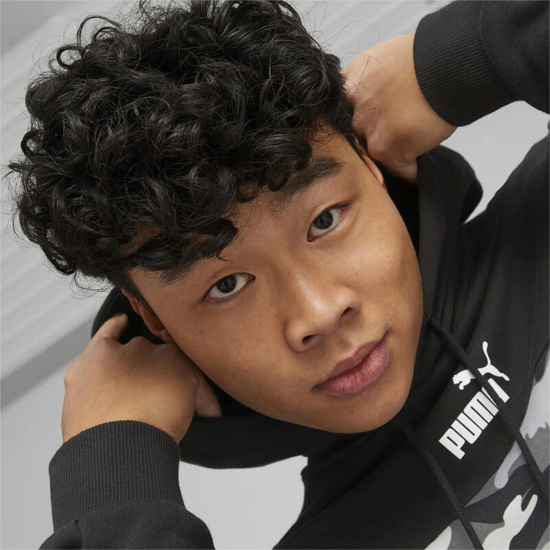 Sudadera Con Capucha Hombre Essentials Block Camo PUMA 7 Sudadera Con Capucha Hombre Essentials Block Camo PUMA - Imagen 5