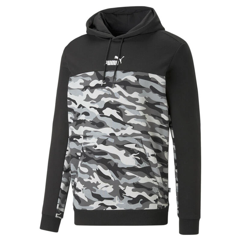 Sudadera Con Capucha Hombre Essentials Block Camo PUMA 3 Sudadera Con Capucha Hombre Essentials Block Camo PUMA