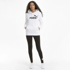 Sudadera Con Capucha Mujer Essentials Logo PUMA -Equipo De Fitness sudadera con capucha mujer essentials logo puma 3