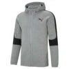 Sudadera Con Capucha Y Cremallera Completa Evostripe Hombre PUMA Gris -Equipo De Fitness sudadera con capucha y cremallera completa evostripe hombre puma gris