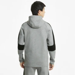 Sudadera Con Capucha Y Cremallera Completa Evostripe Hombre PUMA Gris -Equipo De Fitness sudadera con capucha y cremallera completa evostripe hombre puma gris 2