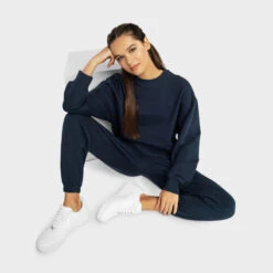 Sudadera De Cuello Redondo Mujer Bluemarine-W -Equipo De Fitness sudadera de cuello redondo mujer bluemarine w 3