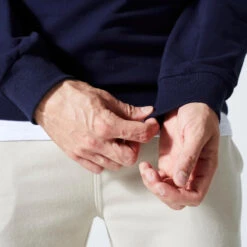 Sudadera Fitness 100 Hombre Azul Oscuro -Equipo De Fitness sudadera fitness 100 hombre azul oscuro 3