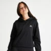 Sudadera Fitness Cardio Adidas Mujer Negro Capucha -Equipo De Fitness sudadera fitness cardio adidas mujer negro capucha