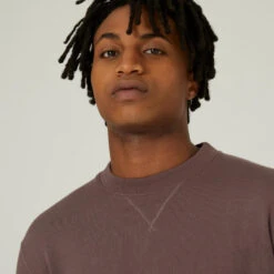 Sudadera Fitness Recta Cuello Redondo Hombre Domyos Essentiel Marrón 11 Sudadera Fitness Recta Cuello Redondo Hombre Domyos Essentiel Marrón -Equipo De Fitness sudadera fitness recta cuello redondo hombre domyos essentiel marron 3