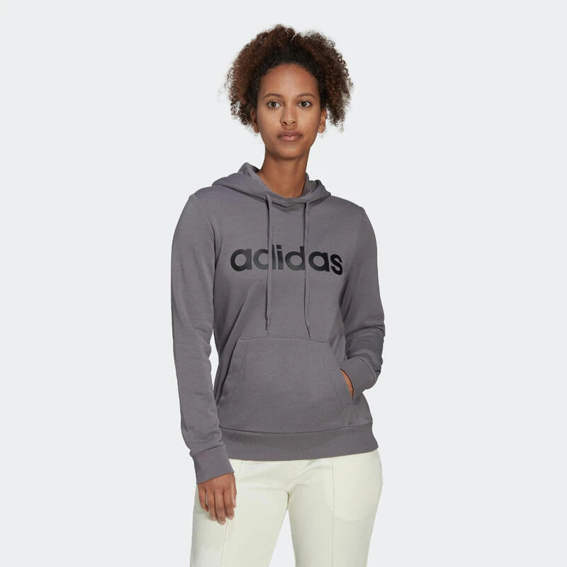 Sudadera Fitness Soft Training Adidas Mujer Gris Capucha 3 Sudadera Fitness Soft Training Adidas Mujer Gris Capucha