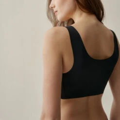 Sujetador Top Deportivo Elaphe De Mujer Black LimbaBlack Sin Aro -Equipo De Fitness sujetador top deportivo elaphe de mujer black limbablack sin aro 1