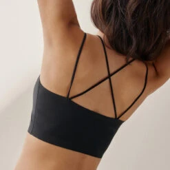 Sujetador Top Deportivo Morga De Mujer Black LimbaBlack Sin Aro -Equipo De Fitness sujetador top deportivo morga de mujer black limbablack sin aro 2