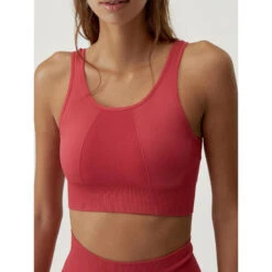 Born Living Yoga Top Deportivo De Mujer En Tejido Seamless De Sujección Media -Equipo De Fitness top deportivo de mujer en tejido seamless de sujeccion media 11