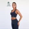 Top Deportivo Fitness Sostenible Poliéster Mujer Fitplanet Ocean Negro 1 Top Deportivo Fitness Sostenible Poliéster Mujer Fitplanet Ocean Negro -Equipo De Fitness top deportivo fitness sostenible poliester mujer fitplanet ocean negro