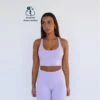 Top Deportivo Fitness Sostenible Poliéster Mujer Fitplanet Seahorse Lila -Equipo De Fitness top deportivo fitness sostenible poliester mujer fitplanet seahorse lila