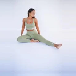 Top Deportivo Fitness Sostenible Poliéster Mujer Fitplanet Seaturtle Verde -Equipo De Fitness top deportivo fitness sostenible poliester mujer fitplanet seaturtle verde 4