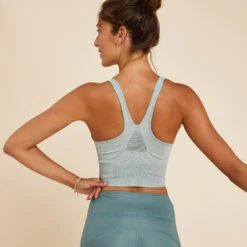 Top-Sujetador Largo Yoga Dyn Caqui -Equipo De Fitness top sujetador largo yoga dyn caqui 3