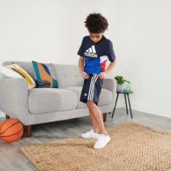 Zapatillas Con Cordones Niños Adidas Neo Advantage Blancas -Equipo De Fitness zapatillas con cordones nios adidas neo advantage blancas 3