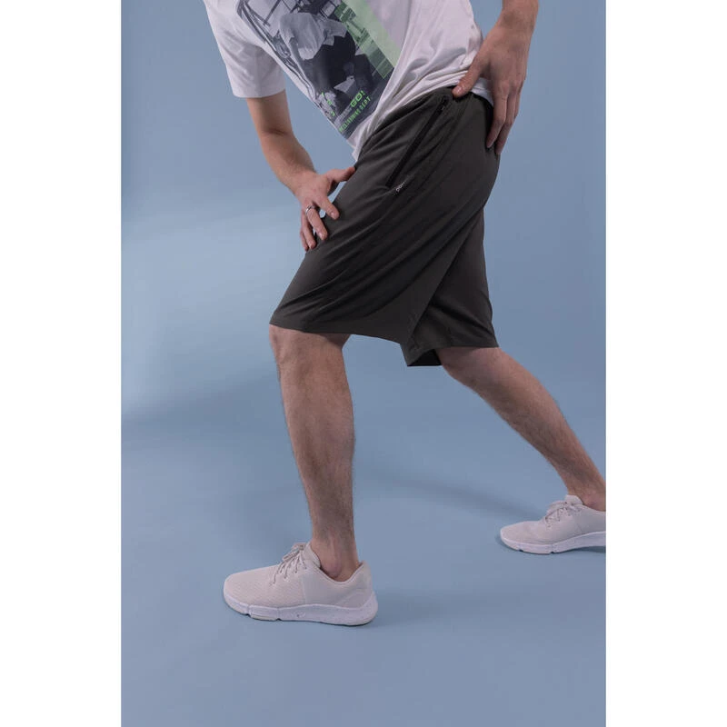 ZAPATILLAS DE FITNESS HOMBRE 100 2.0 BEIGE BLANCO ROTO 4 ZAPATILLAS DE FITNESS HOMBRE 100 2.0 BEIGE BLANCO ROTO - Imagen 2